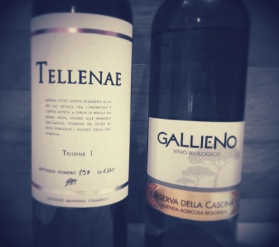Il Gallieno di Riserva della Cascina e il Tellenae di Stramacci Il Gallieno di Riserva della Cascina e il Tellenae di Stramacci