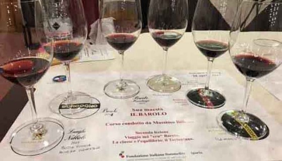 Corso sul Barolo a Genova della Fondazione Italiana Sommelier Corso sul Barolo a Genova della Fondazione Italiana Sommelier