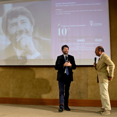 Dario Franceschini e Bruno Vespa Dario Franceschini e Bruno Vespa