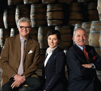Mattia Vezzola, Francesca Moretti e Vittorio Moretti Mattia Vezzola, Francesca Moretti e Vittorio Moretti