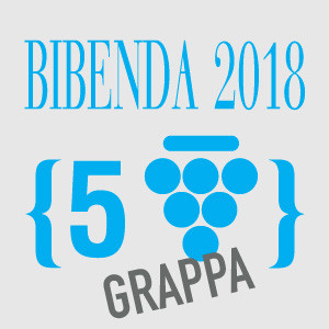 BIBENDA 2018 / 5 Grappoli Grappa BIBENDA 2018 / 5 Grappoli Grappa