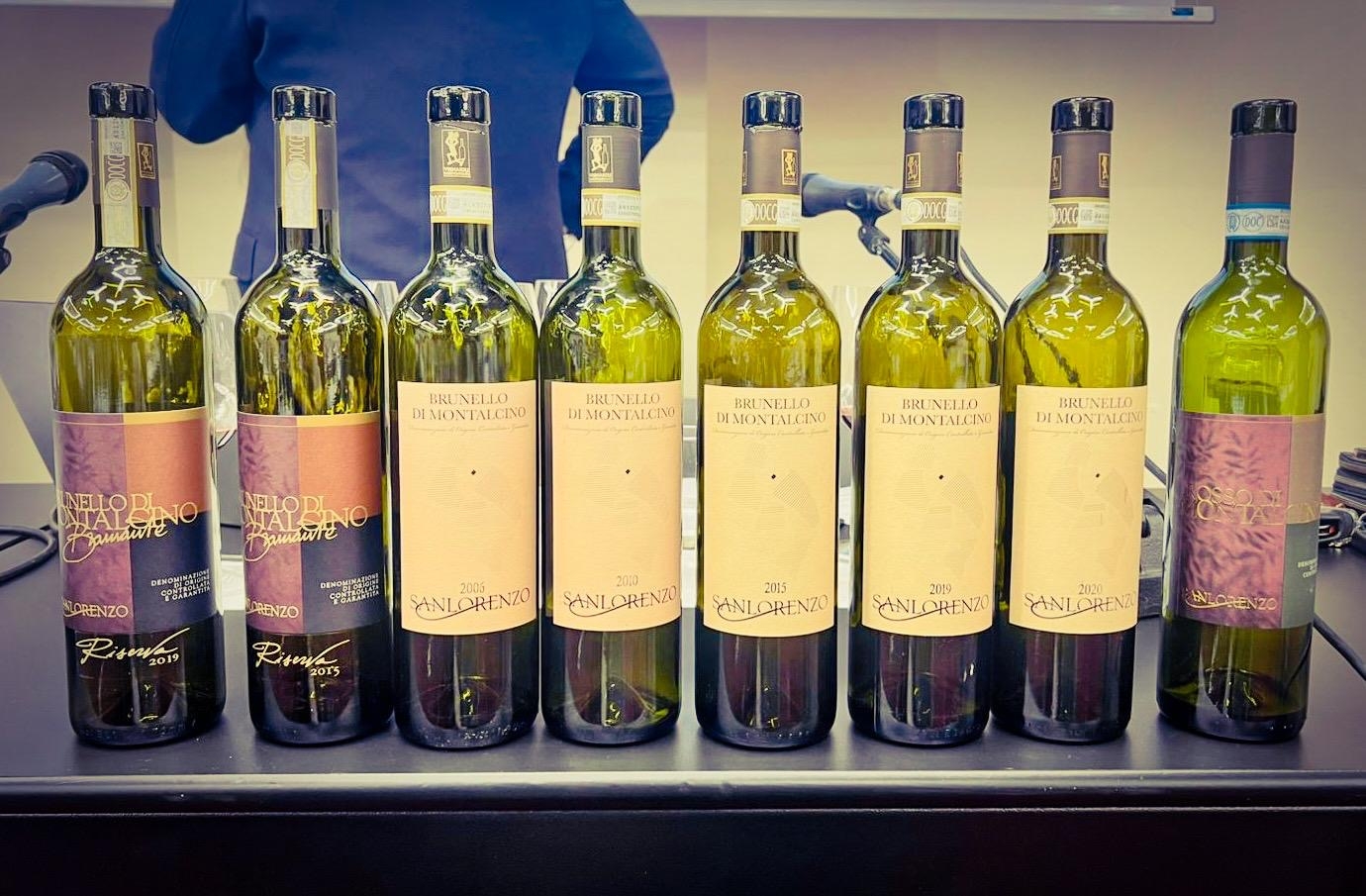Tutte le etichette di Brunello di Montalcino in degustazione Tutte le etichette di Brunello di Montalcino in degustazione