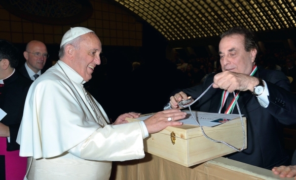 Franco M. Ricci incontra Papa Francesco Franco M. Ricci incontra Papa Francesco