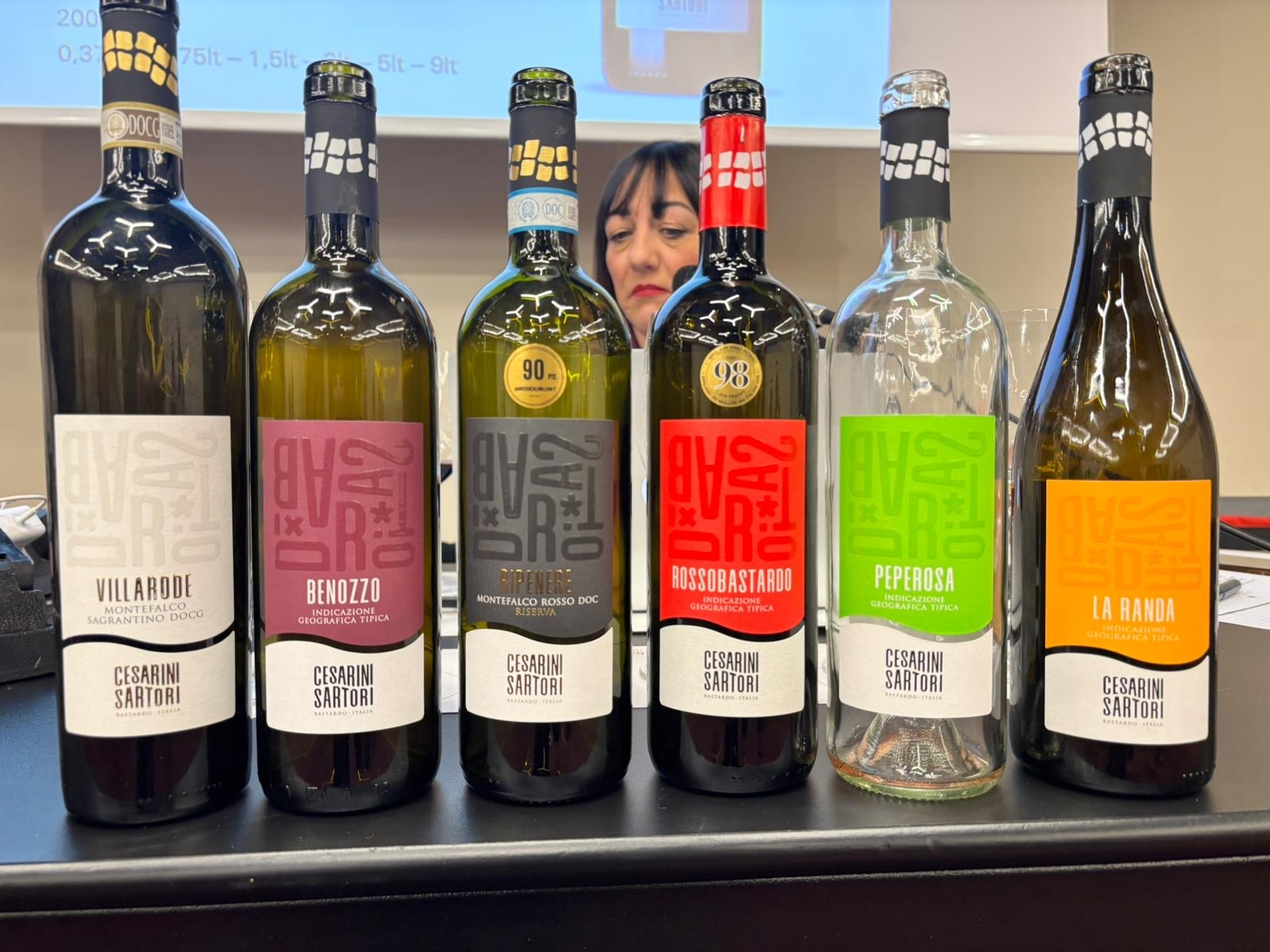 Le etichette in degustazione Le etichette in degustazione
