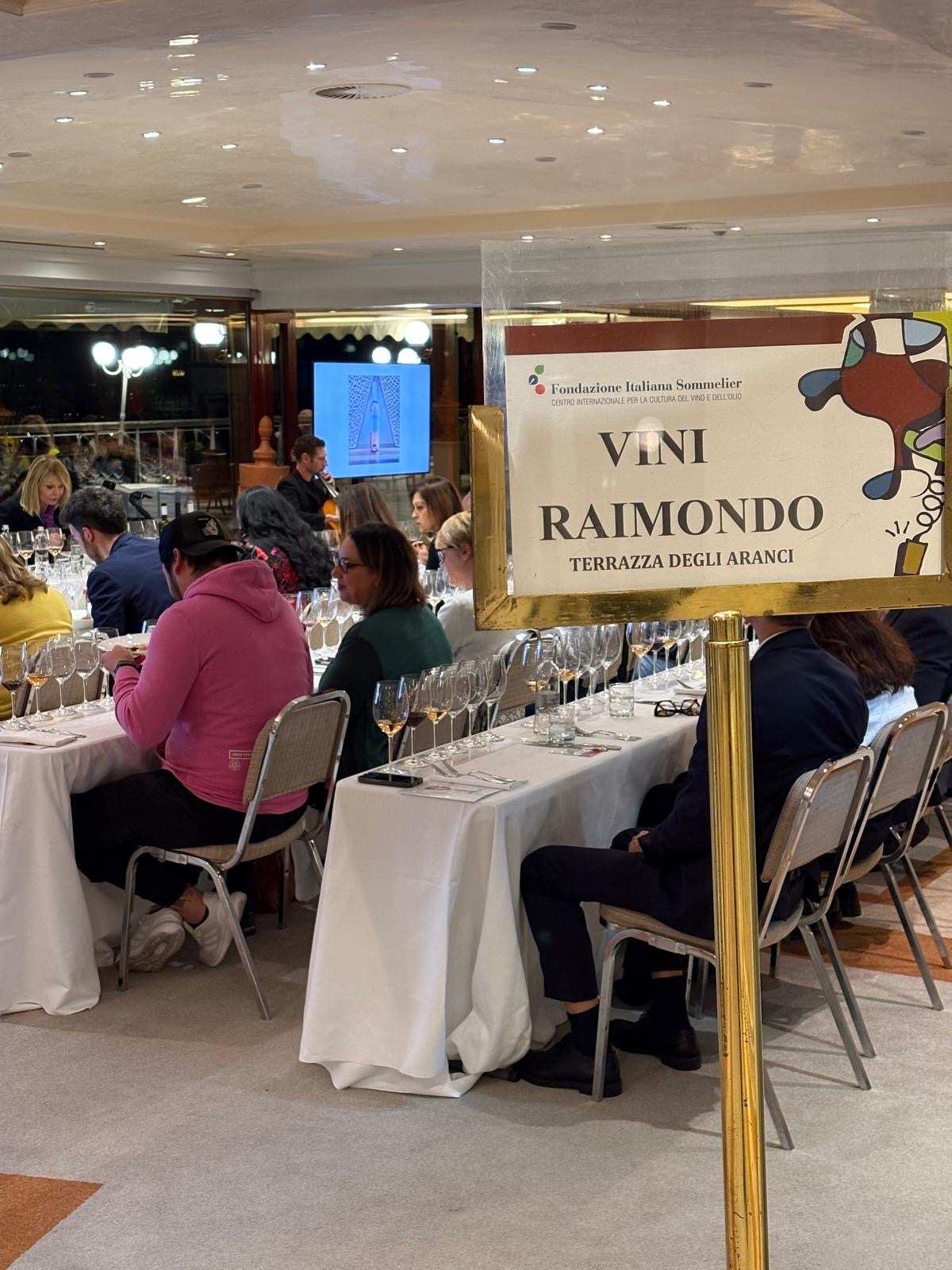 La sala di degustazione di Vini Raimondo La sala di degustazione di Vini Raimondo