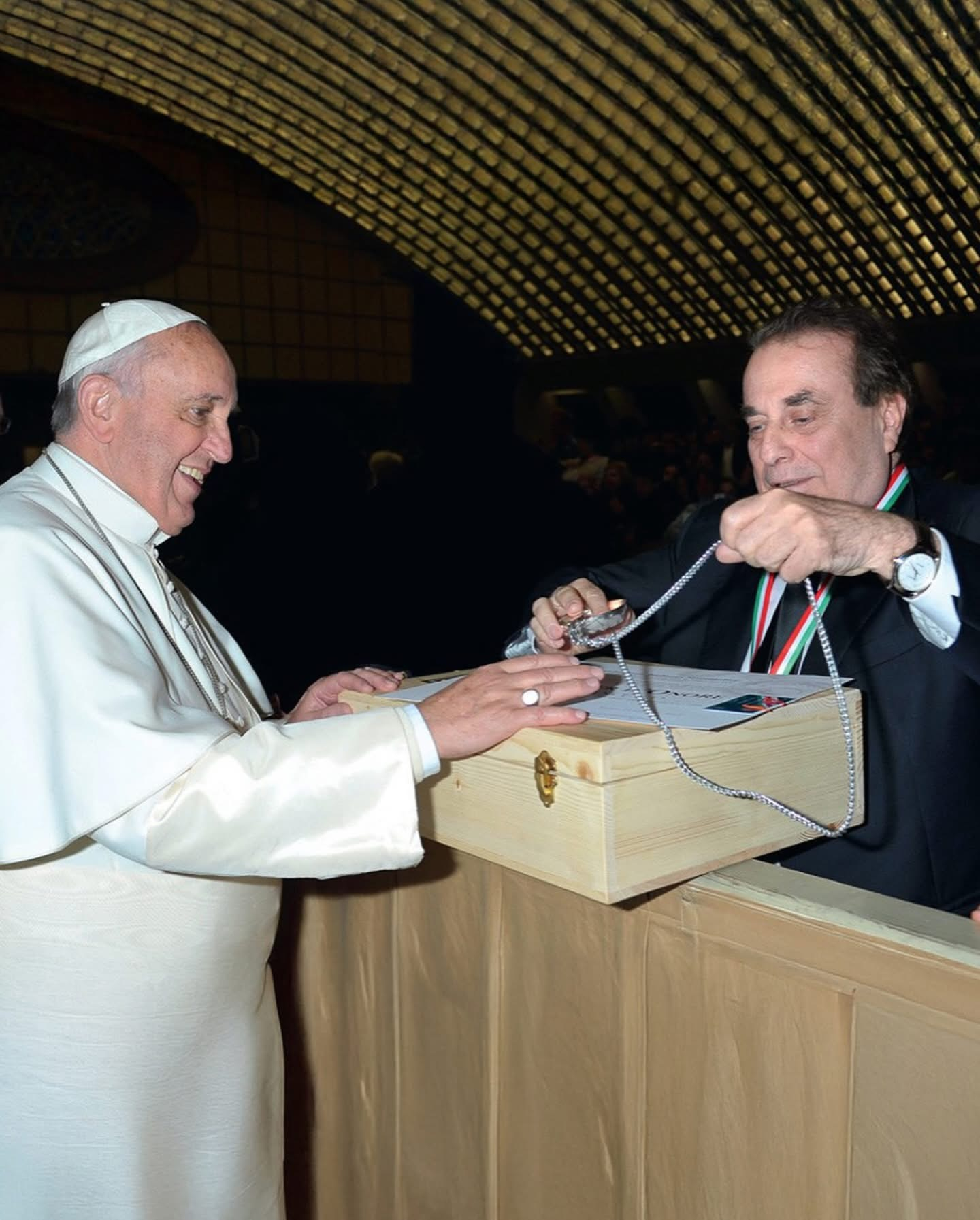 Franco M. Ricci incontra Papa Francesco Franco M. Ricci incontra Papa Francesco